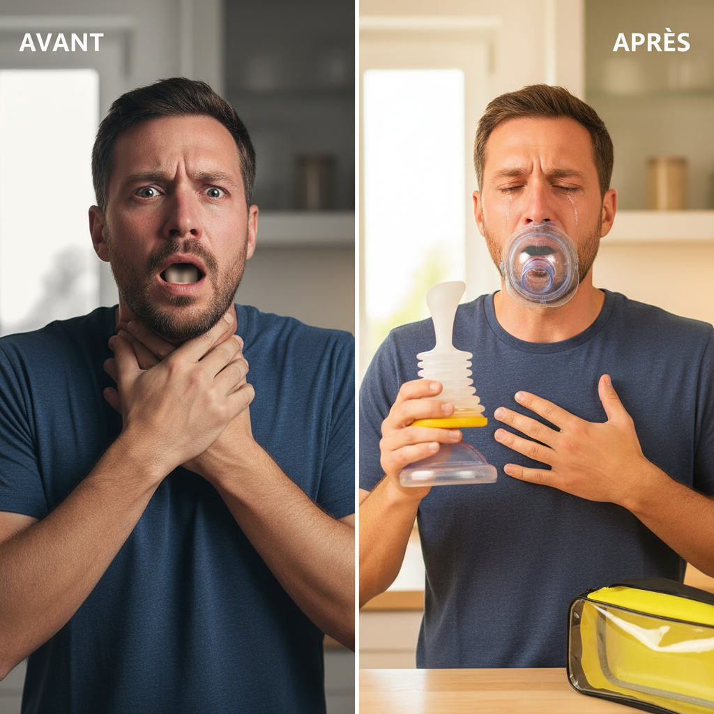 Trousse de premiers secours Portable, fournitures d'économie de vie, Kits combinés d'étouffement en plein air pour la maison, dispositif de sauvetage Asphyxia pour enfants et adultes