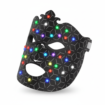 2025 NEW Led Facial Mask Light Therapy 7 Colors Silicone Mask Full Face 87 Lamp Beads Wirelessly Red Light Therapy Photon Mask